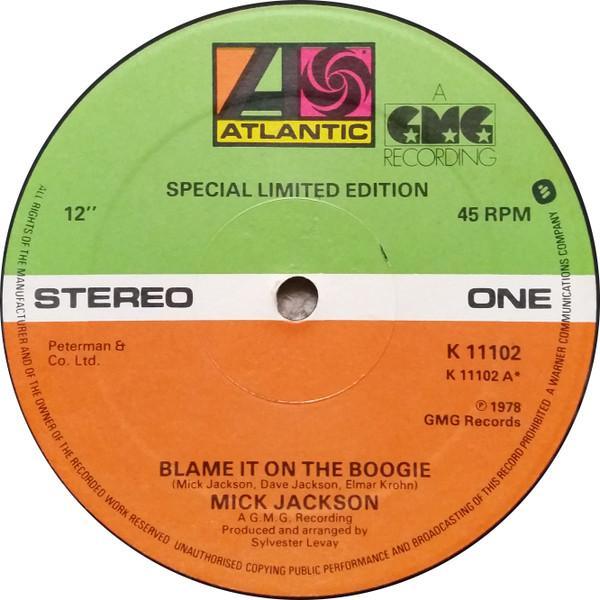 Mick Jackson - Blame It On The Boogie