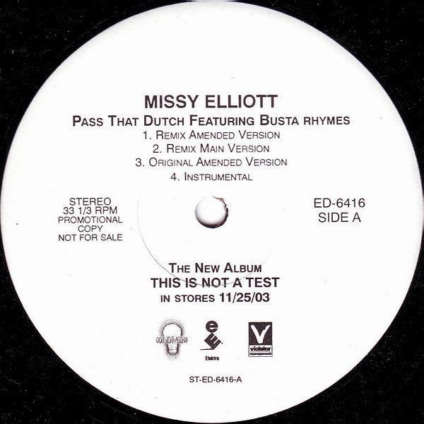 Missy Elliott - Pass That Dutch / Keep It Movin