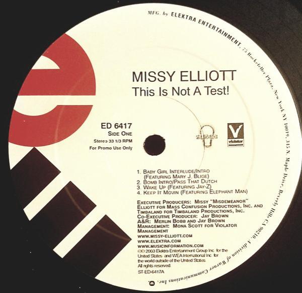 Missy Elliott - This Is Not A Test!