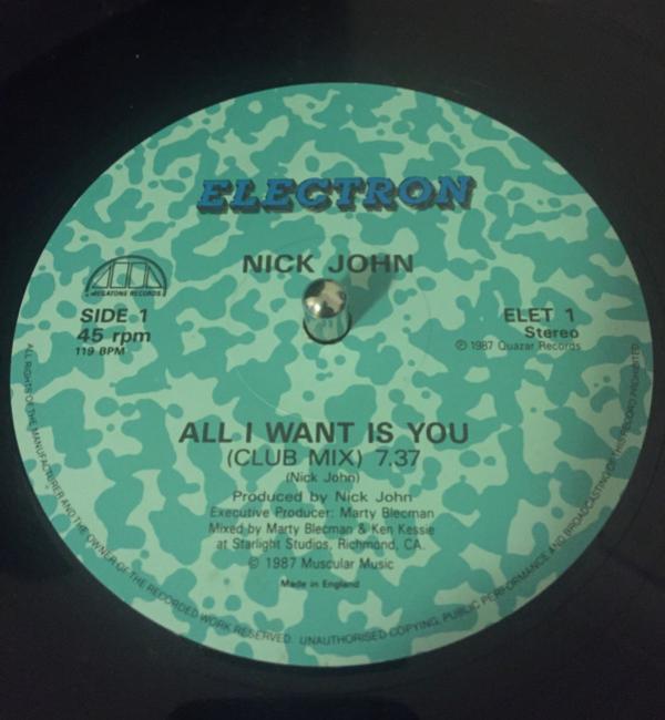 Nick John - All I Want Is You