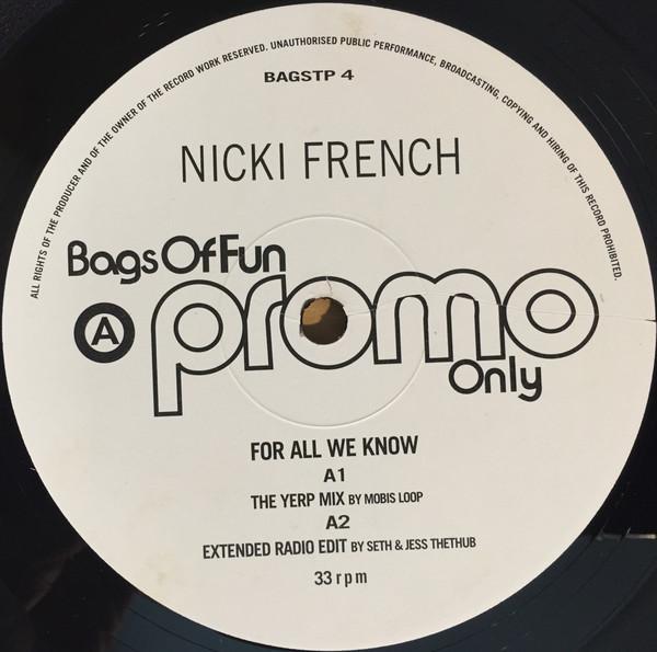 Nicki French - For All We Know
