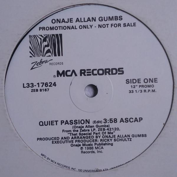 Onaje Allan Gumbs - Quiet Passion