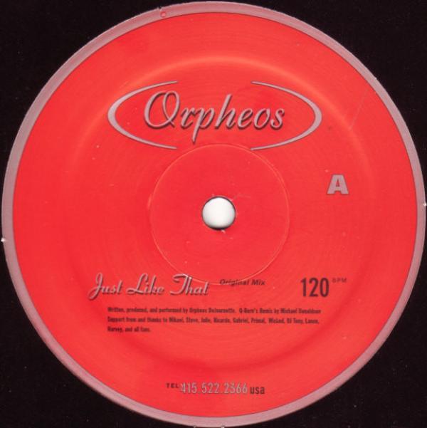 Orpheos De Journette - Just Like That