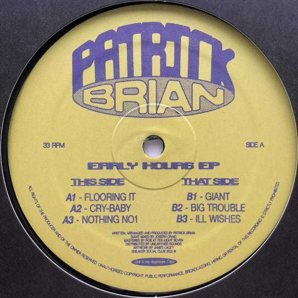 Patrick Brian - Early Hours EP