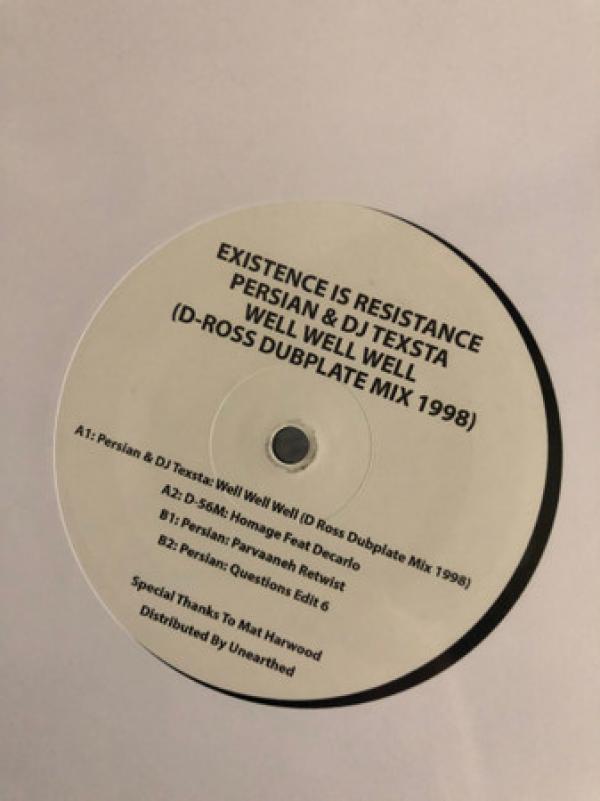 Persian, DJ Texta - Well Well Well (D Ross Dubplate Mix 1998)