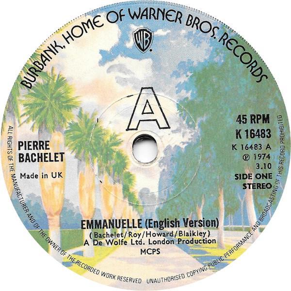Pierre Bachelet - Emmanuelle (English Version)