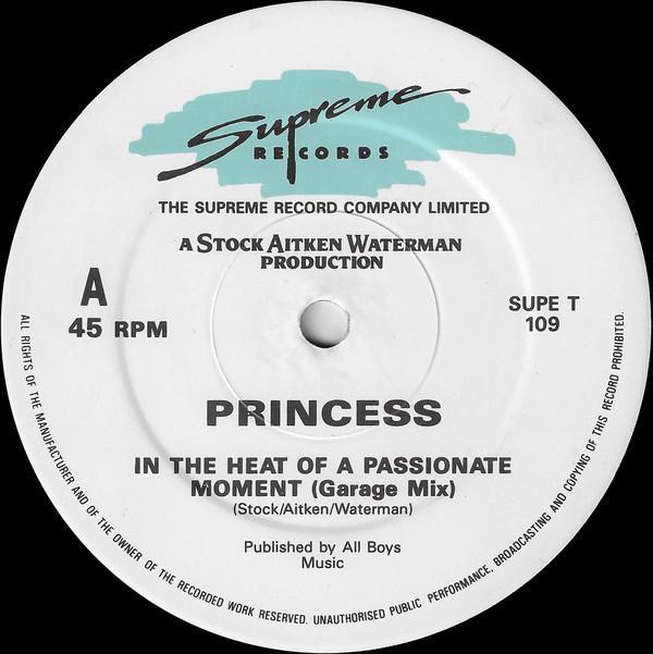 Princess - In The Heat Of A Passionate Moment