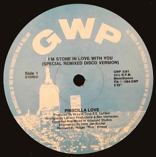Priscilla Love (2) - I'm Stone In Love With You