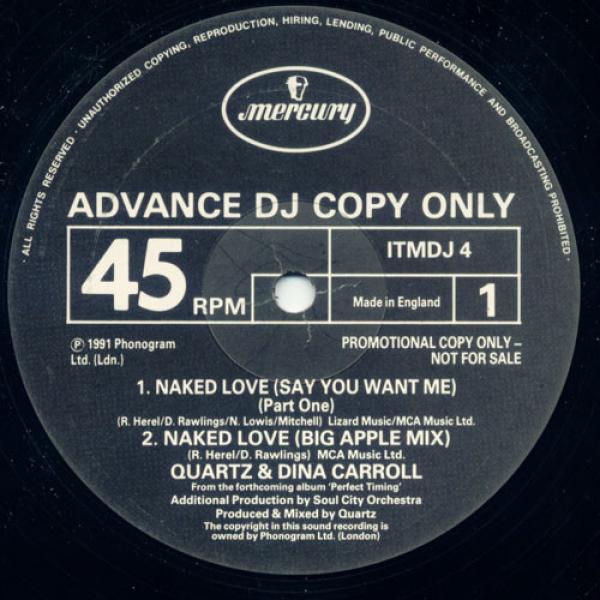 Quartz , Dina Carroll - Naked Love (Just Say You Want Me)