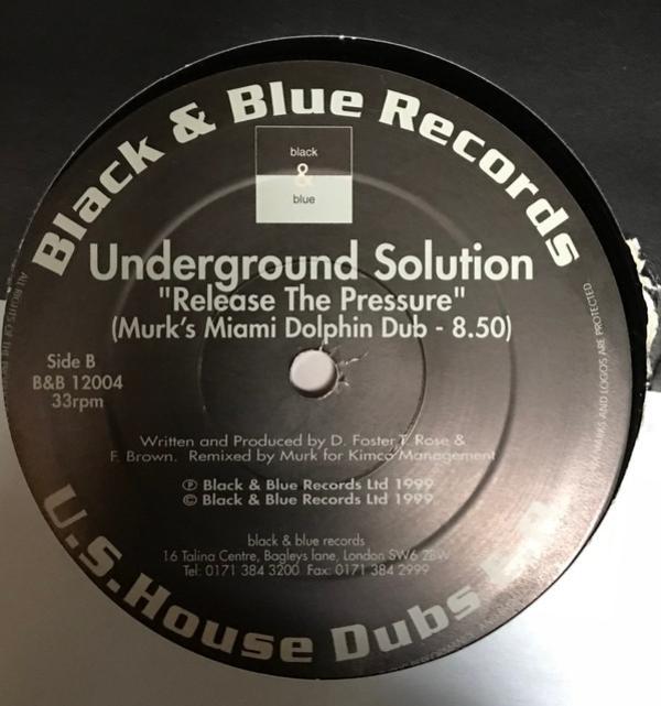 Rhythm Masters, Underground Solution (2) - U.S. House Dubs EP