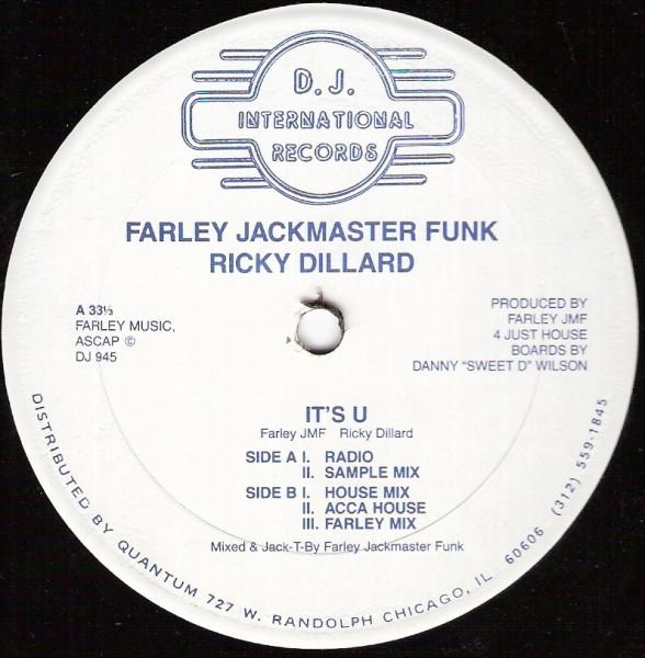 Ricky Dillard, Farley "Jackmaster" Funk - It's U