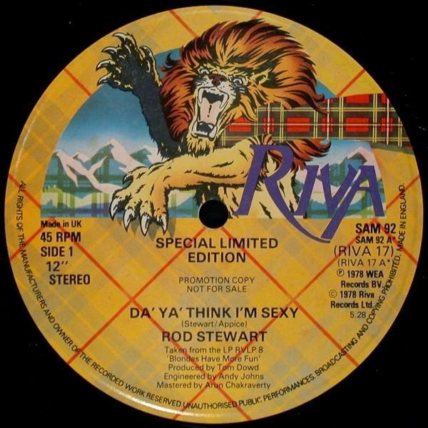 Rod Stewart - Da' Ya' Think I'm Sexy