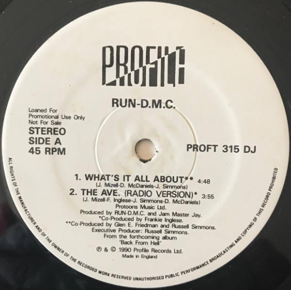 Run-DMC - What's It All About / The Ave.