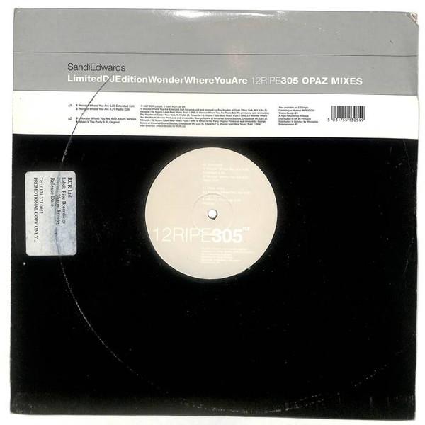 Sandi Edwards - Wonder Where You Are (Opaz Mixes)