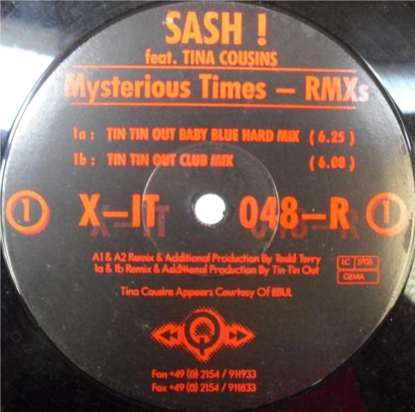 Sash!, Tina Cousins - Mysterious Times - RMXs