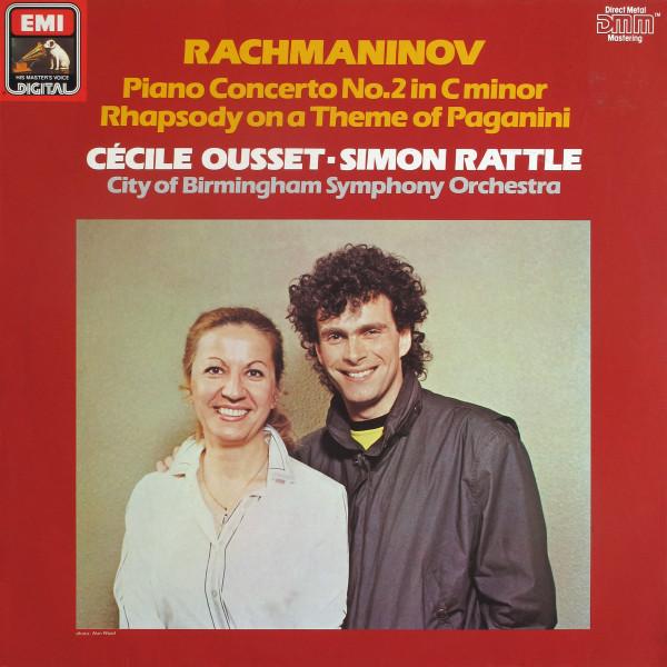 Sergei Vasilyevich Rachmaninoff, City Of Birmingham Symphony Orchestra, Sir Simon Rattle, Cécile Ousset - Piano Concerto No.2 / Rhapsody On A Theme Of Paganini