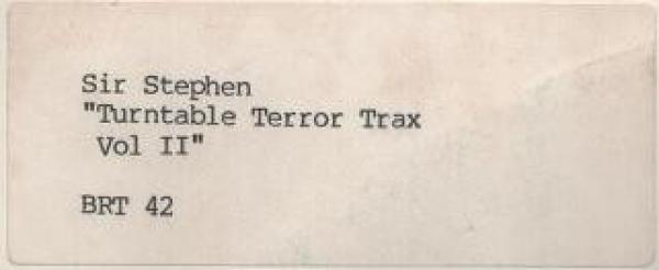 Sir Stephen  - Turntable Terror Trax, Vol II