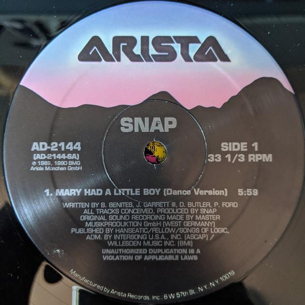 Snap! - Mary Had A Little Boy