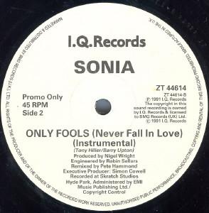 Sonia - Only Fools (Never Fall In Love)