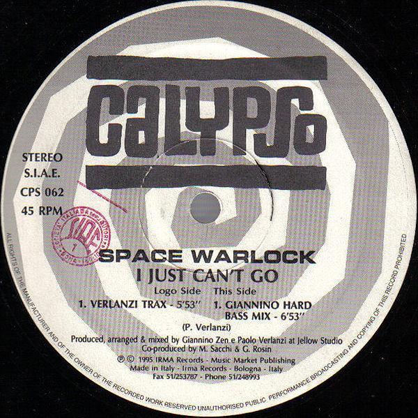 Space Warlock - I Just Can't Go
