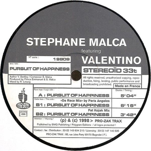 Stephane Malca - Pursuit Of Happiness