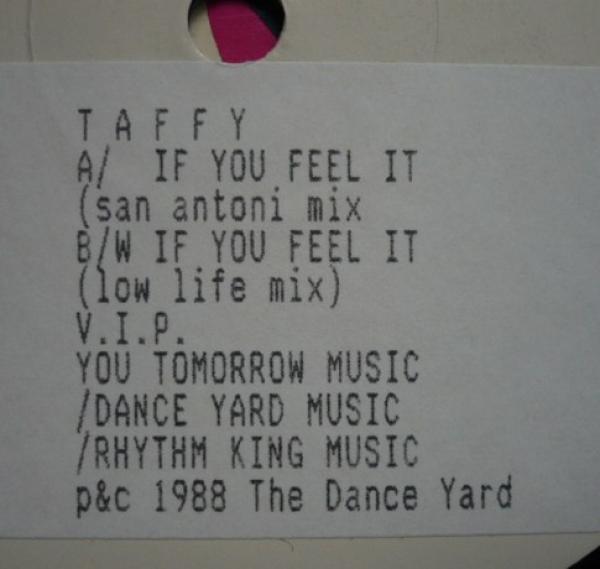 Taffy - If You Feel It
