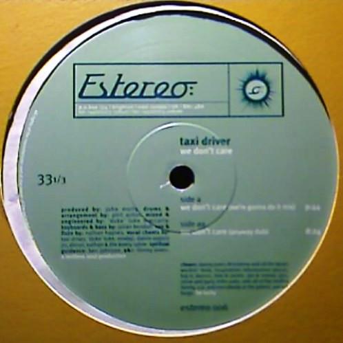 Taxi Driver - We Don't Care