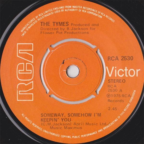 The Tymes - Someway, Somehow I'm Keepin' You
