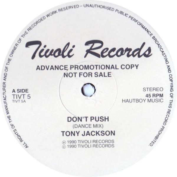 Tony Jackson - Don't Push