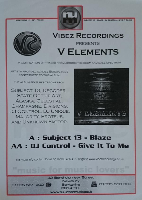  - V Elements -  Part 1