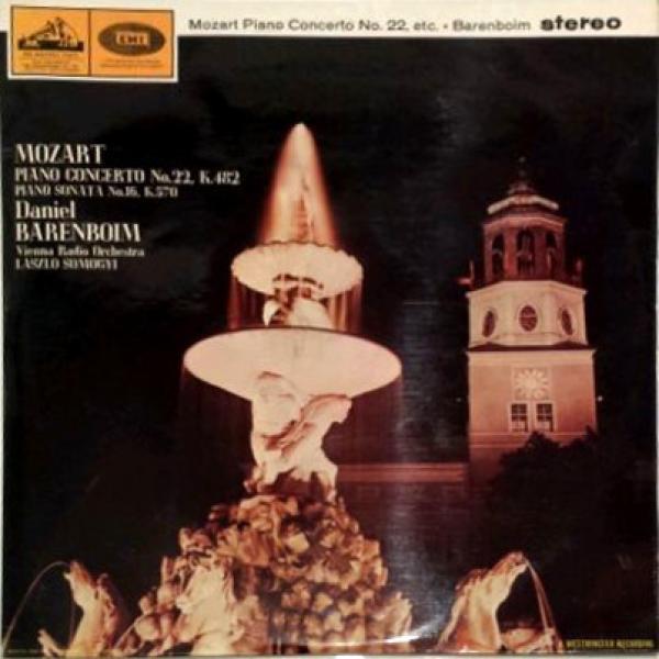 Wolfgang Amadeus Mozart, Daniel Barenboim, Das Große Wiener Rundfunkorchester, László Somogyi - Piano Concerto No. 22, K. 482 / Piano Sonata No. 16, K. 570