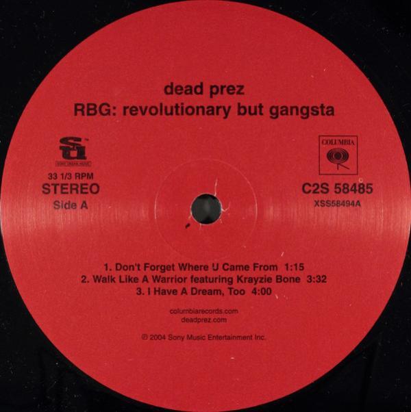 dead prez - RBG: Revolutionary But Gangsta